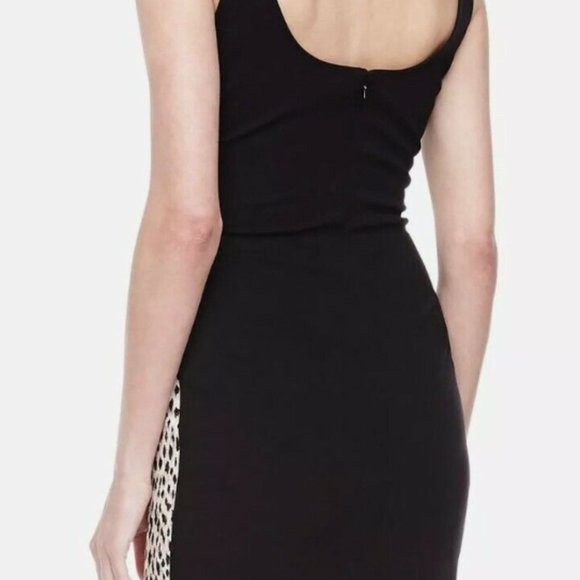 Diane Von Furstenberg DVF Arianna Leopard Dress Animal Print Bodycon Stretch Fit - Picture 3 of 6